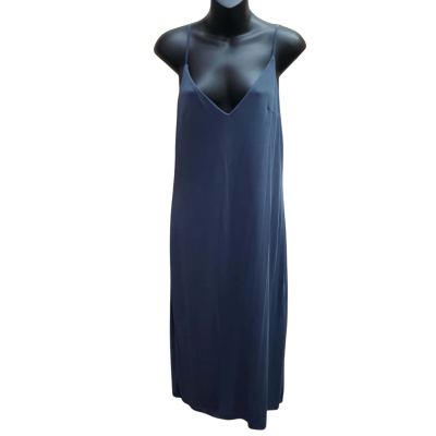 New With Tags KOOKAI Size 2 (Aus 10) Blue Grey Sueded Modal Slip Dress