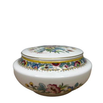 Coalport Ming Rose Bone China Lidded Trinket Dish