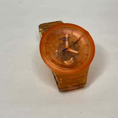 Swatch Orange joy watch RRP $215