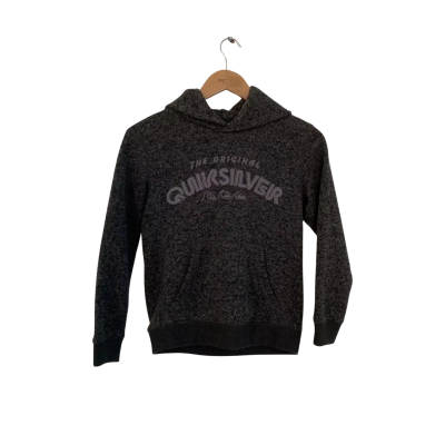 Quiksilver Womens  Size 10 Hoodie Black  / Grey 