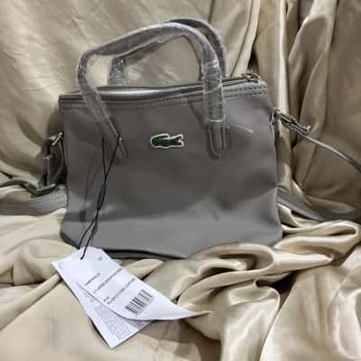 Lacoste Womens Small Cross Body Bag Grey 