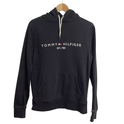 Tommy Hilfiger Mens  Size S Hoodie Black  VGUC