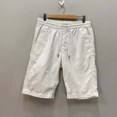 Giordano Mens  Size S Khakis Shorts White 