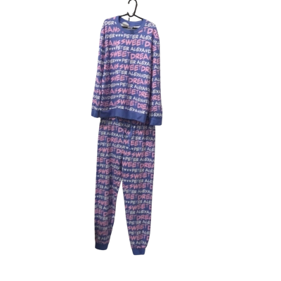 Peter Alexander Kids Purple/Blue Pyjamas Size 10