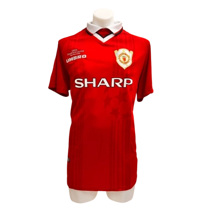 Vintage 1999-00 Umbro Manchester United Champions League Winners Shirt XXL