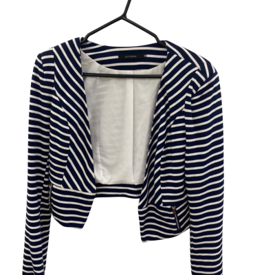 Portmans Womens  Size 8 Blazer Black  / Striped / White 