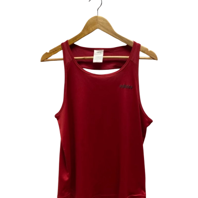 Adidas Womens Maroon Size L Sports Top