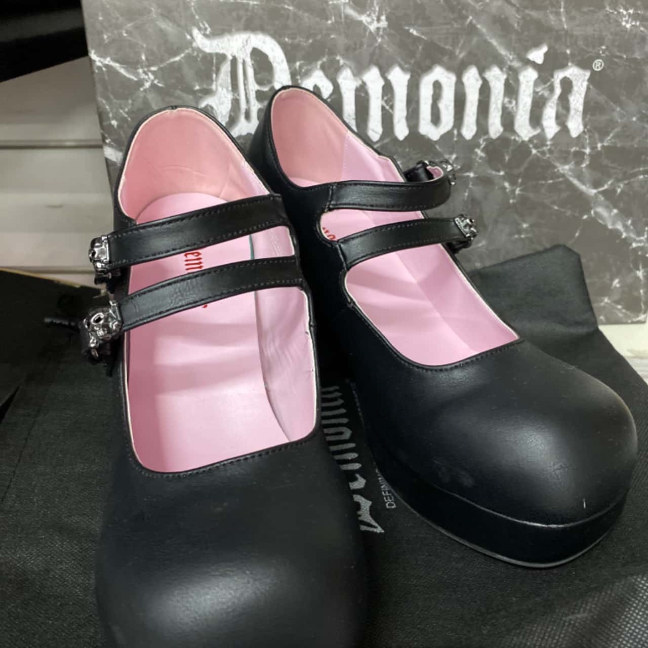 Demonia Gothika Size 11 Black shoes (s)