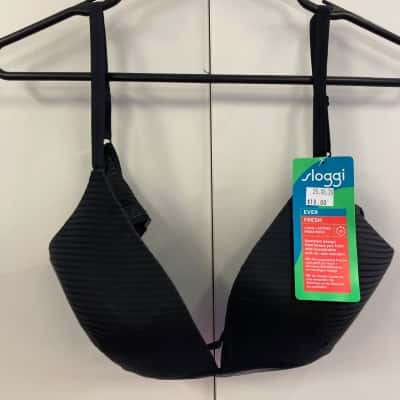  Womens  Size L Black  bra