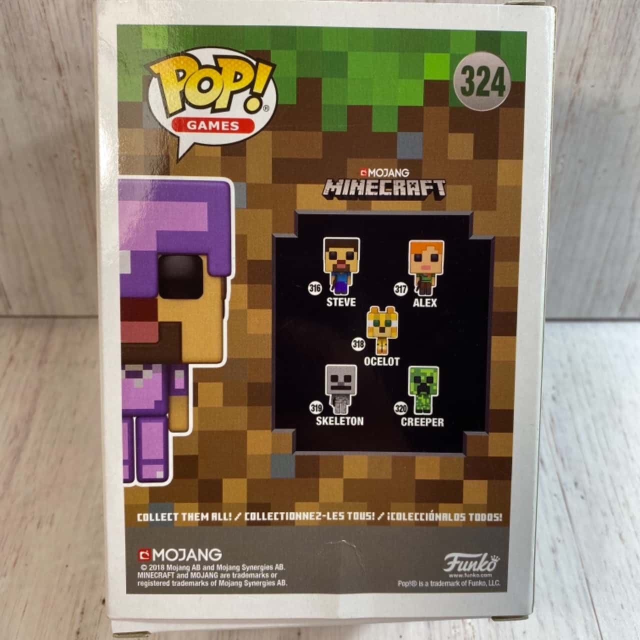 Funko POP! Games Minecraft Steve in Enchanted Armor #324(s)