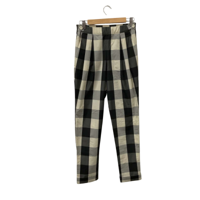 Sass & Bide Womens  Size 8 Straight Leg Pants Checked 