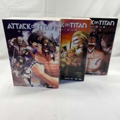 Attack on Titan by Hajime Isayama manga Omnibus volume 19 - 27