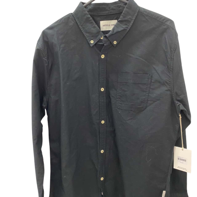 Article one.  Mens  Size L Long Sleeve Shirt Black  