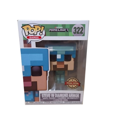 Funko Pop Steve in Diamond Armor #322