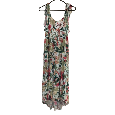 Autograph Womens  Size 24 Floral Dress Cream / Floral / Green / Pink  