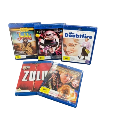 Old Movies (Assorted Genre) x 5 Blu-Ray Bundle (Sealed)