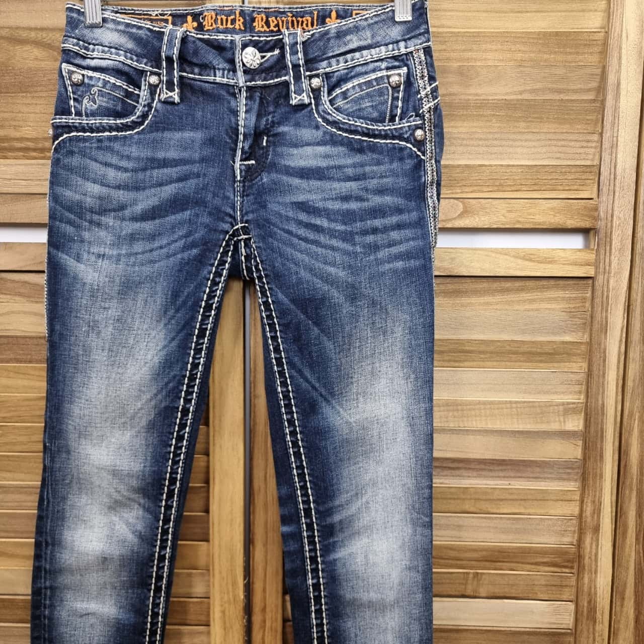 Rock Revival Heather Skinny Jeans - Size 37
