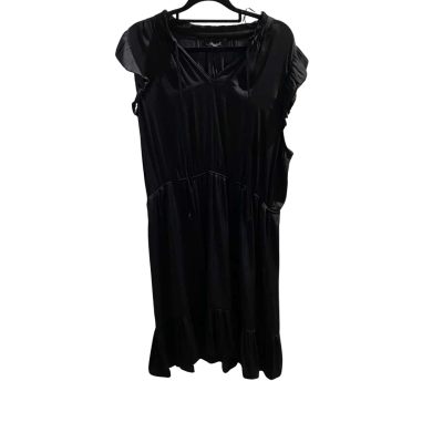 Basque Size 16 Womens Babydoll Dress / Midi Dress Black  RRP $99.95