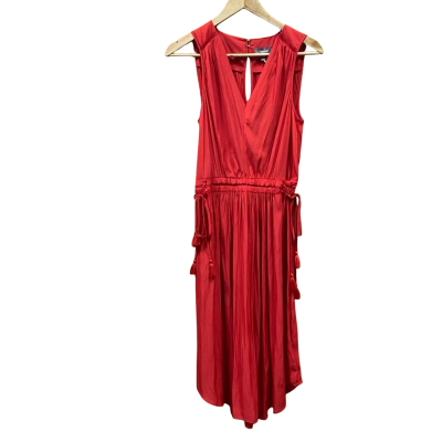 Sussan Bright Red Tie-Waist Dress Size 10