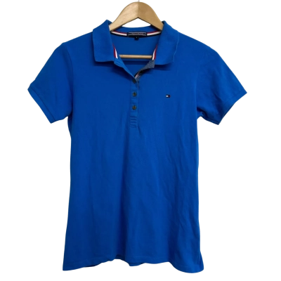 Tommy Hilfiger Mens Size L Blue Polo Shirt  