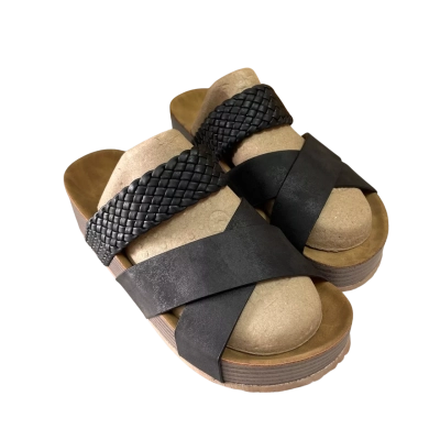  Levée Womens  Size 36 Sandals Black  