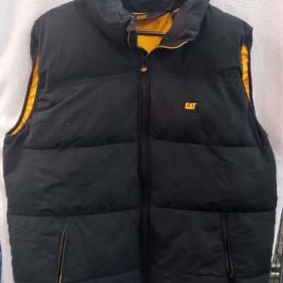 Caterpillar Mens  Size XXXL Vest Black  / Yellow 