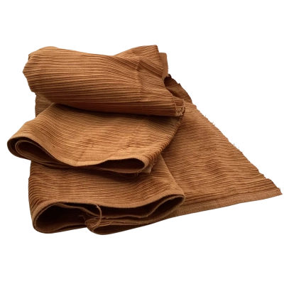 Brown Corduroy Thick / Thin  Weave 87 x 146 cm    FAB1