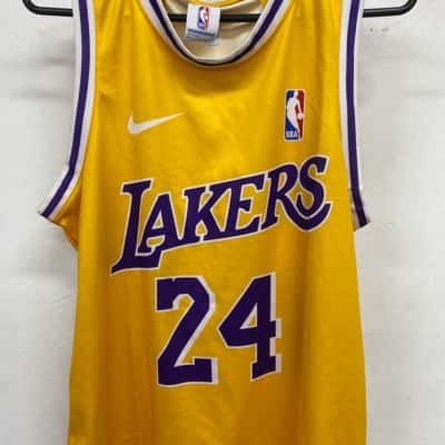 Lakers NBA Mens  Size S Purple / Yellow Jersey 