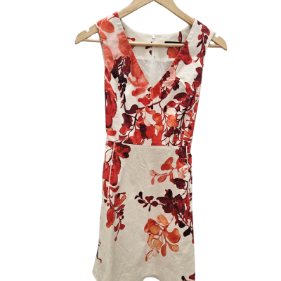 Karen Millen Womens  Size 8 Floral Dress Cream / Floral 
