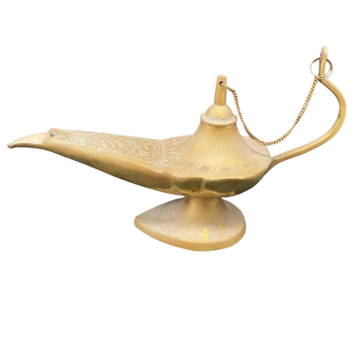 Brass Aladdin Genie Lamp