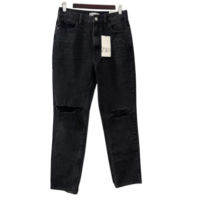 BNWT Zara Black Classic Mom Fit Jeans - Size 36