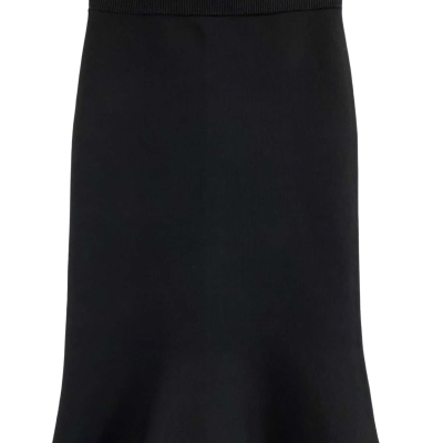 Portmans Womens  Size XS Black Midi Skirt