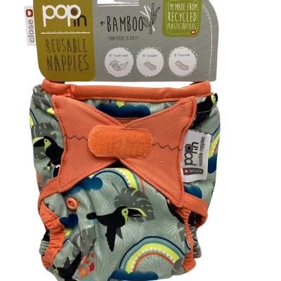  Close Pop-In Multicoloured Reusable Nappies 