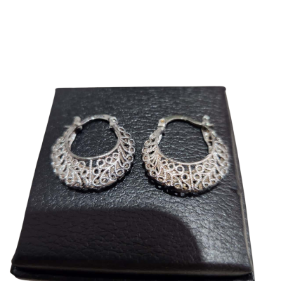 Womens Silver Earrings 