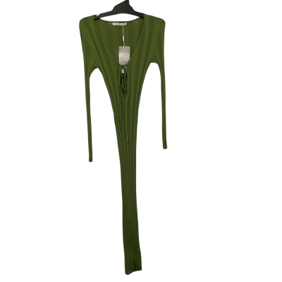 Third Form Womens  Size 6 Long Sleeve Dress / Maxi Dress Green 