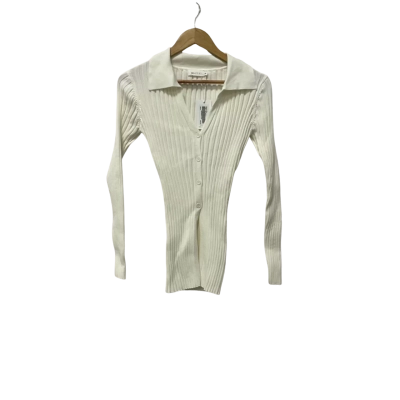 Billy J Womens  Size S Long Sleeve Top White 