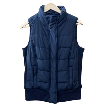 Lorna Jane Black Fleece-Lined Puffer Vest Size M