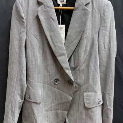 Seed Heritage Womens  Size 8 Slate Grey Blazer