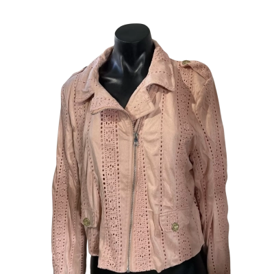 Jaase Womens  Size XL Open Jacket Peach 