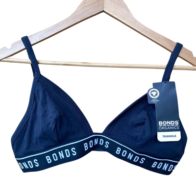 Bonds Black Triangle Bralette Size 14 