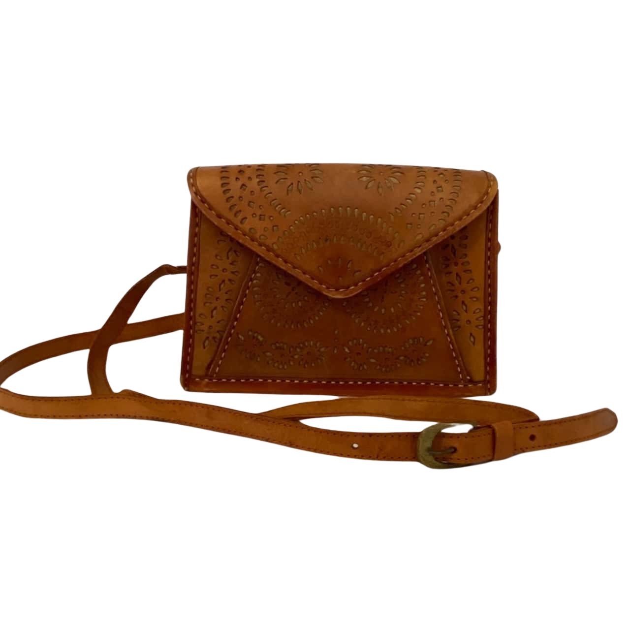 Unbranded Womens Cross Body Bag Brown