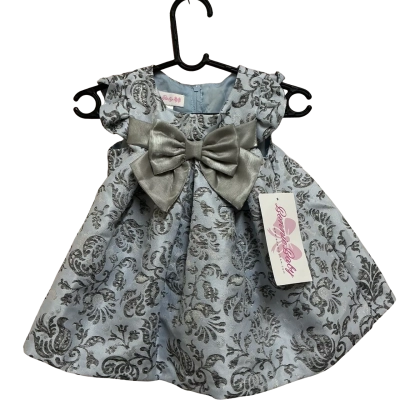 Bonnie Baby Dress Size 3-6m Black  / Blue 