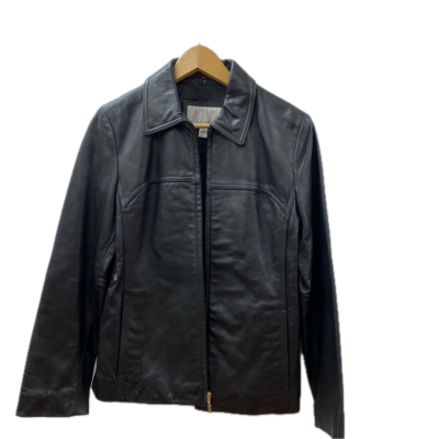 Nine West Womens  Size S Leather Jacket Black  