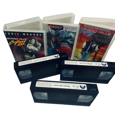 Beverley Hills Cop VHS collection 1984,87,94.