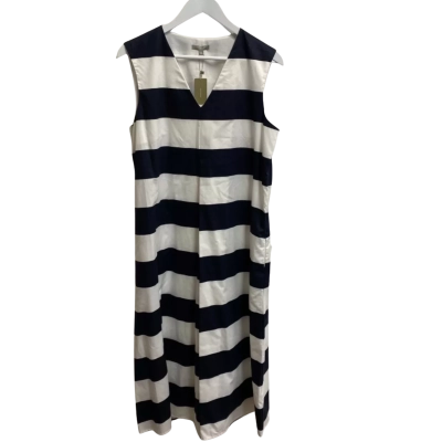 Yarra Trail Size 14 Casual Dress Midnight / Striped / White 