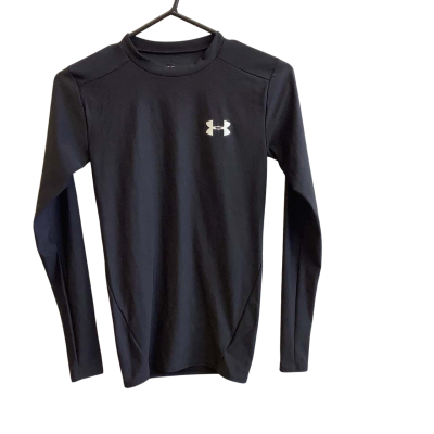 BNWT Under Armour Men's Size S/M Heatgear Compression Long Sleeved Black 