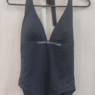 Tommy Hilfiger Womens  Size XL Onepiece Bathers Navy Blue 