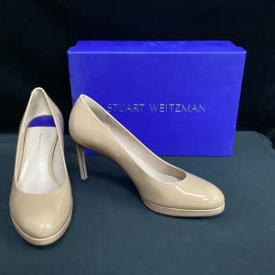 NEW - Stuart Weitzman Beatrix Size 38 Heels Nude 