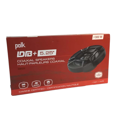 Polk coaxial speakers db + 5.25" 300W