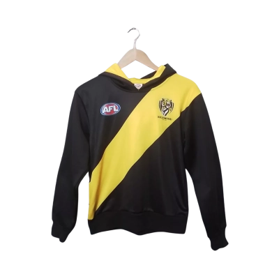 AFL Kids Size 14 Hoodie Black  / Yellow 